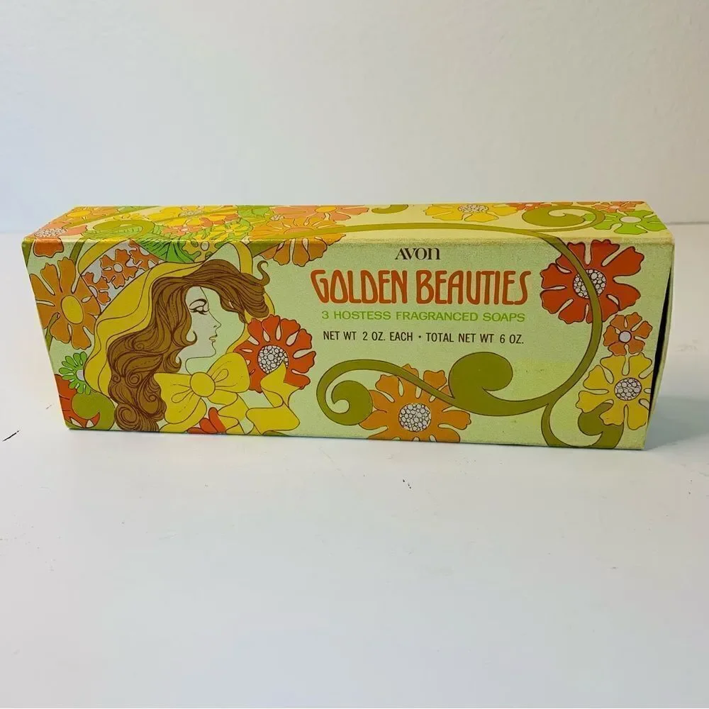 VTG‎ Avon Golden Beauties Soap Set NIB